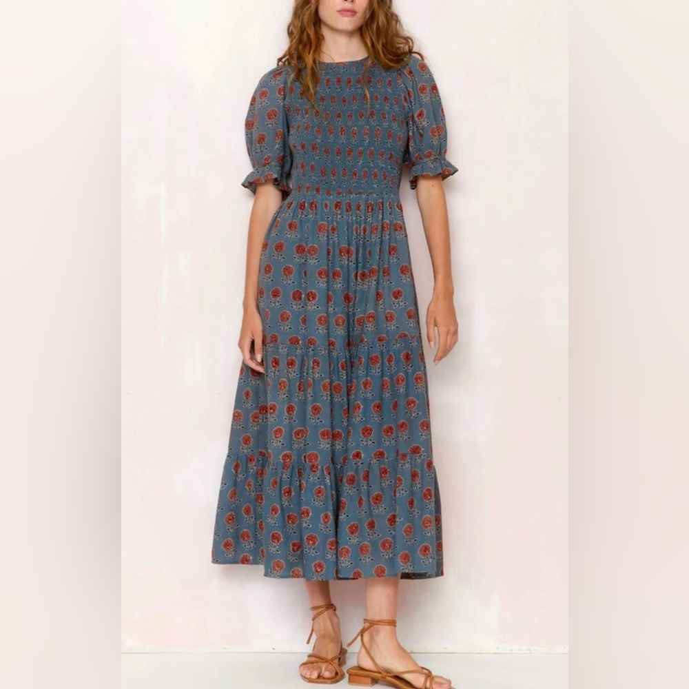 Christy Dawn Amalia Indigo Sunflower XS